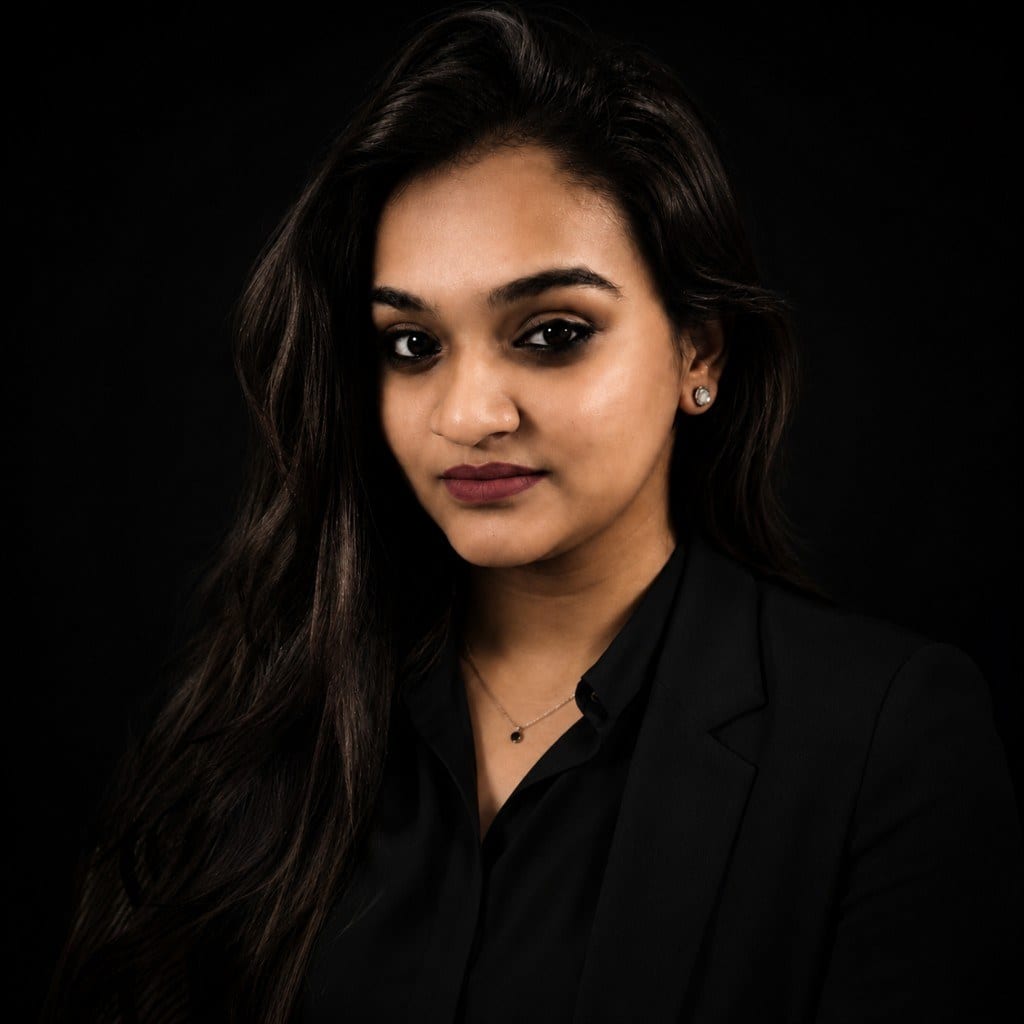 Portrait of Bharvi Parsaniya, Co-Founder and Design Strategist